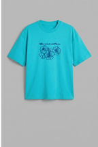 4 Flowers Interlock Tee