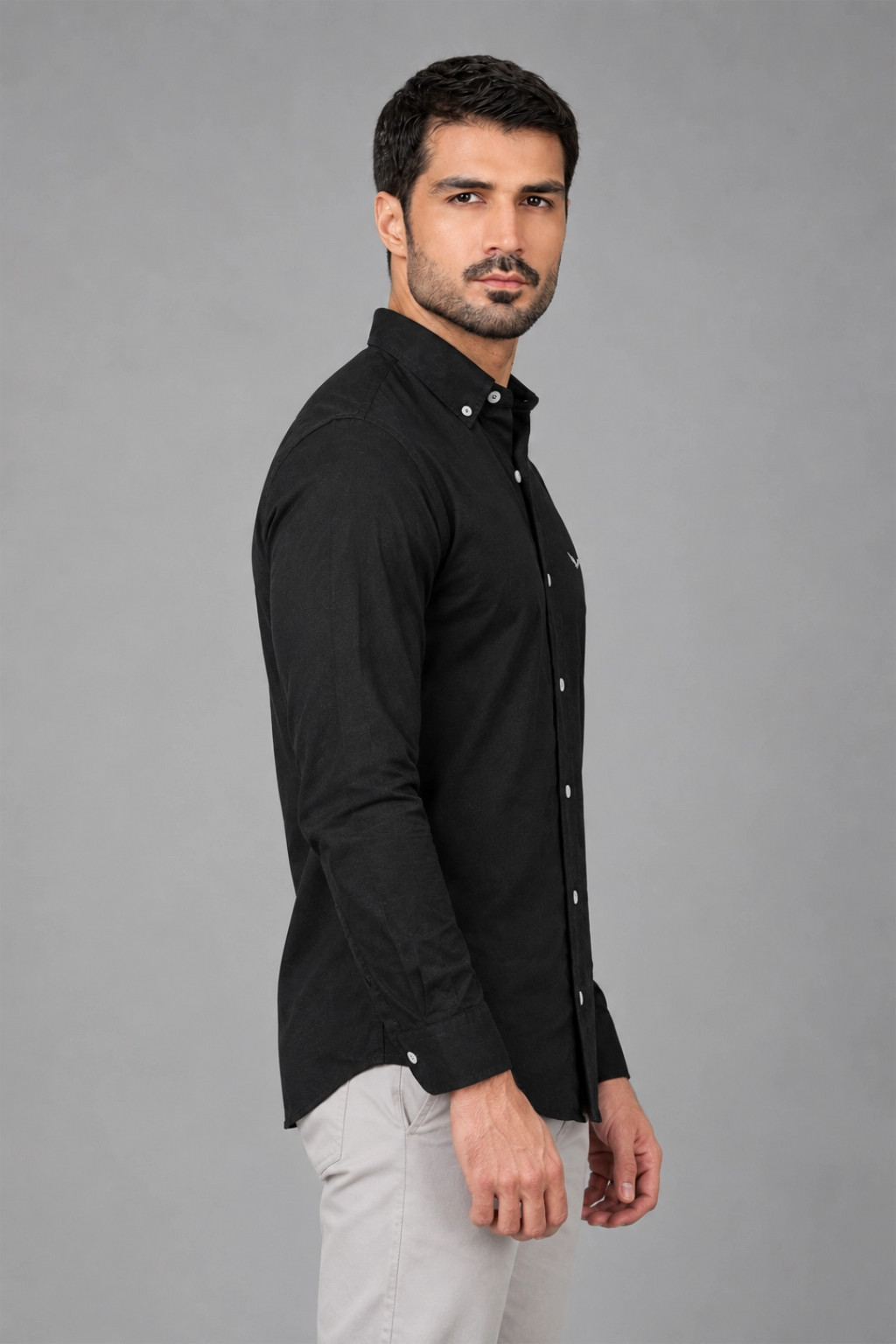 Noir Oxford Shirt