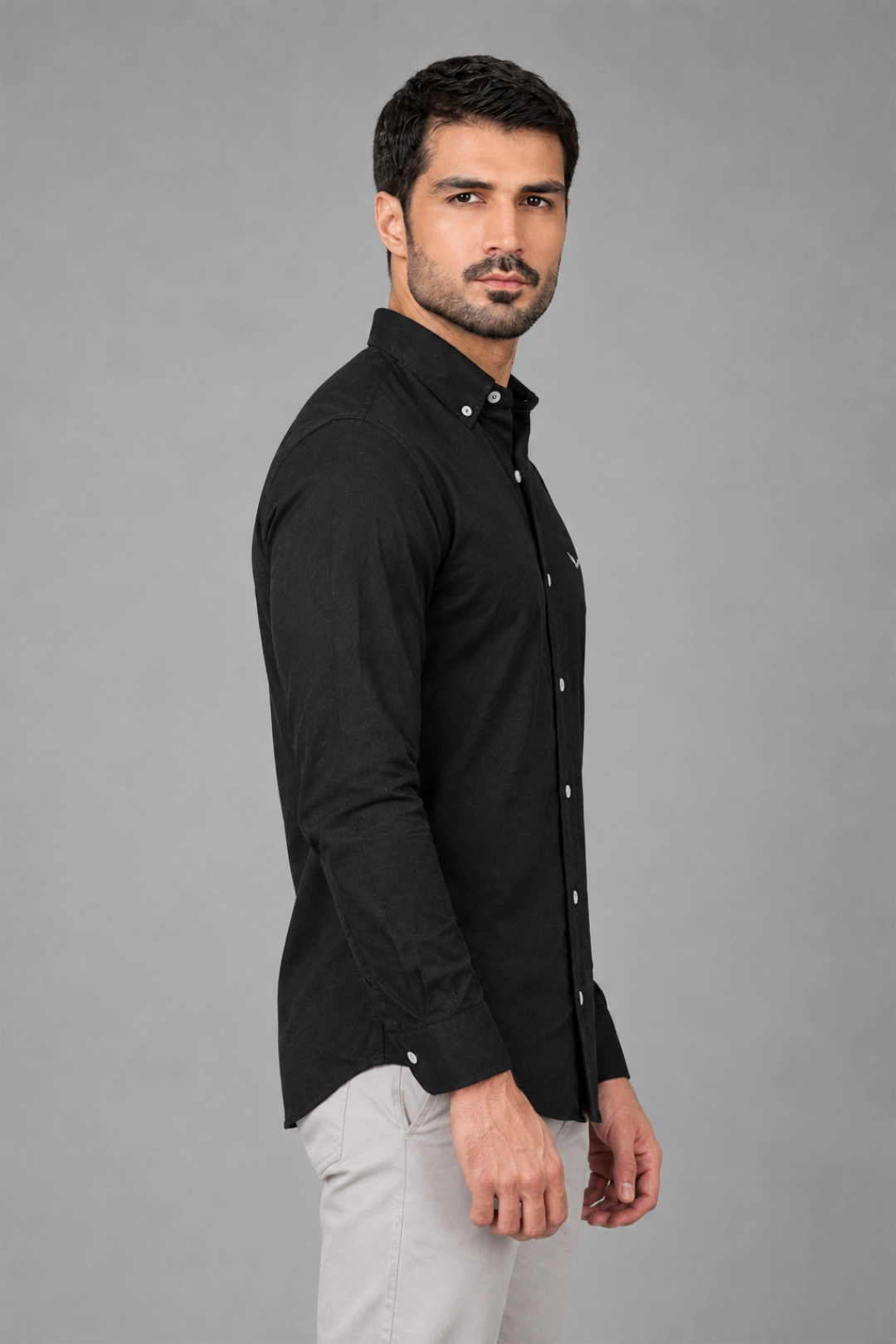 Noir Oxford Shirt