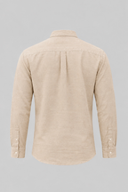 Crema Linen-Blend Shirt