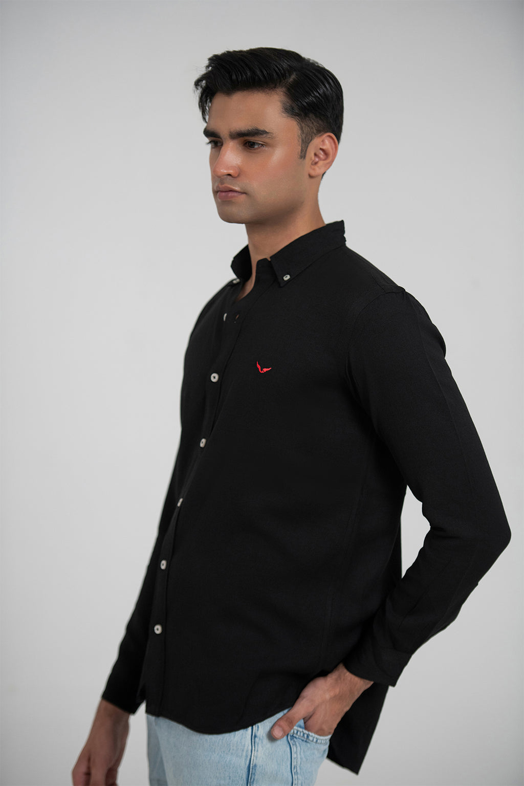 Slate Linen Shirt