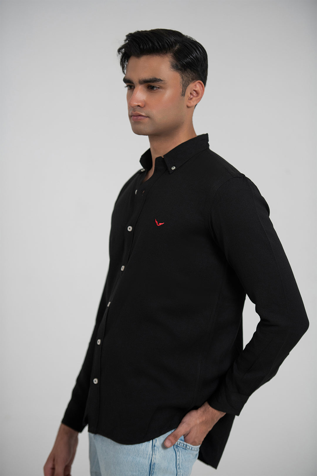 Slate Linen Shirt