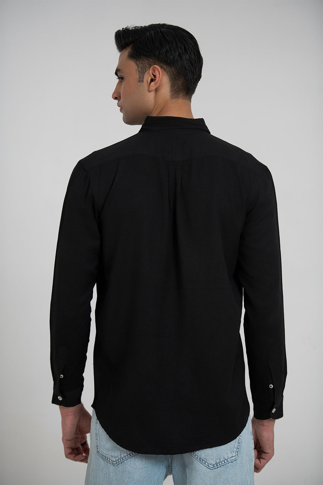 Slate Linen Shirt Secondary image