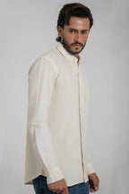 Pumice Linen-Blend Shirt