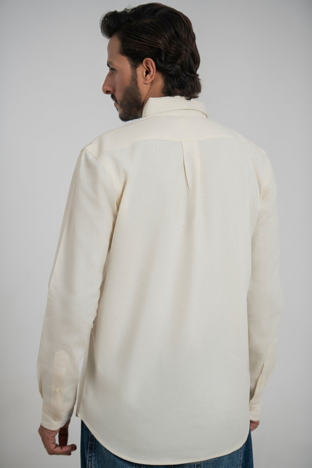 Pumice Linen-Blend Shirt