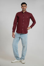 Plum Oxford Shirt