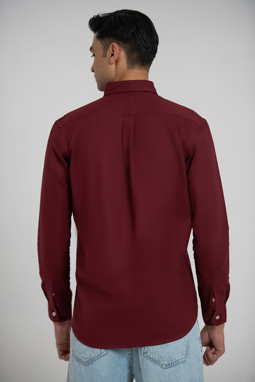 Plum Oxford Shirt Secondary image