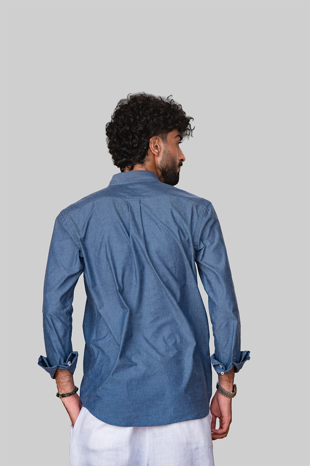 Midnight Cove Linen-Blend Shirt Secondary image