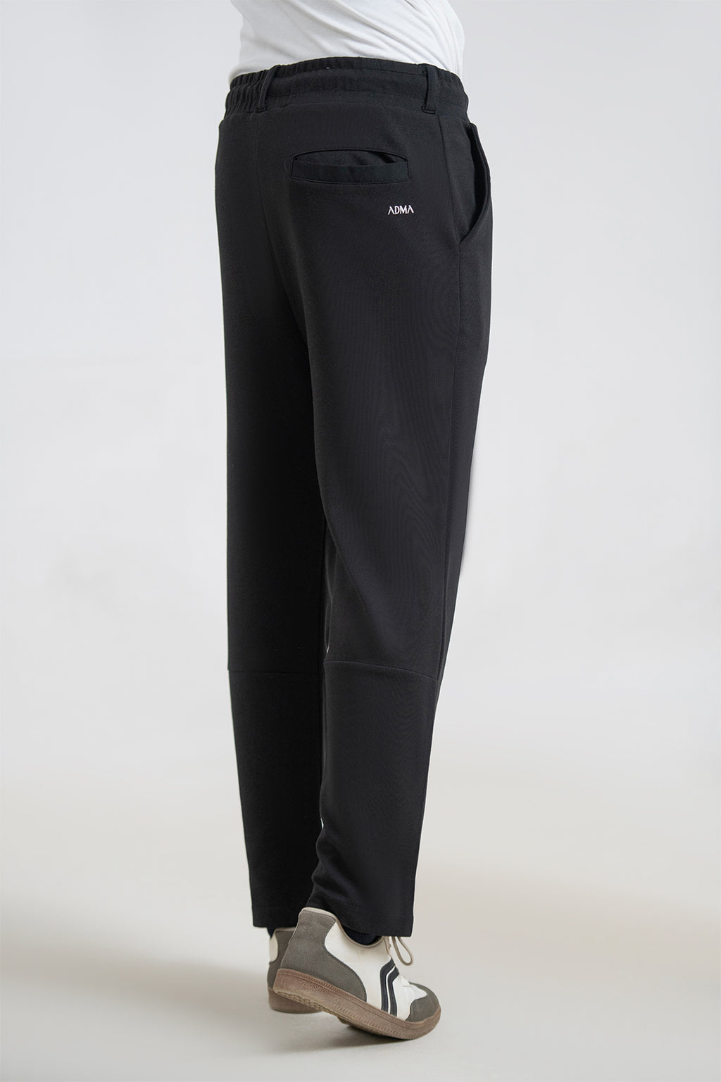 Slate Black Interlock Trousers
