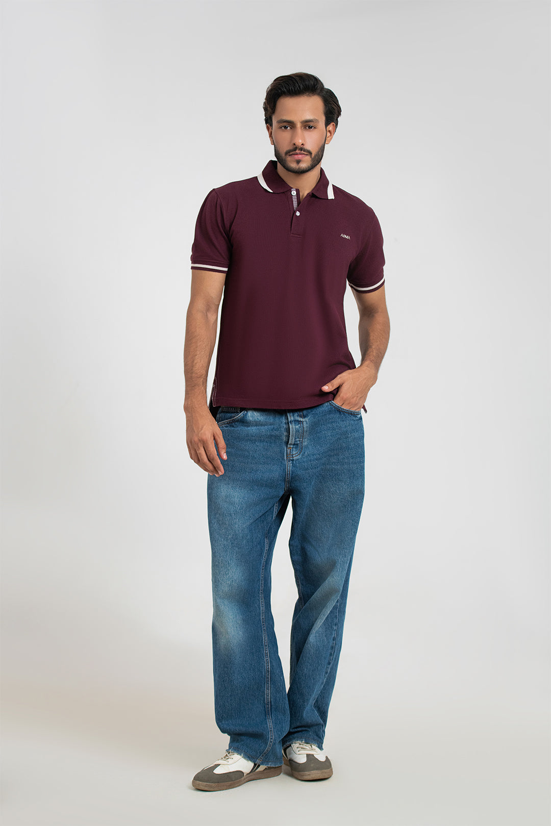 Fig Pique Polo Main image