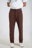 Dark Choco 3-Thread French Terry Trousers
