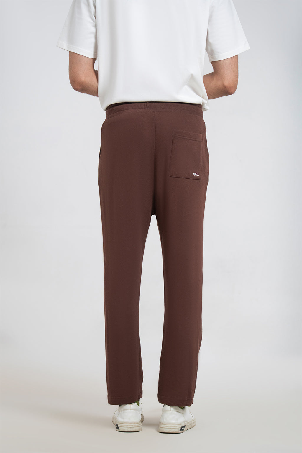 Dark Choco 3-Thread French Terry Trousers