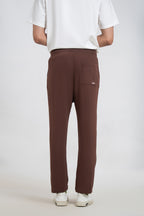 Dark Choco 3-Thread French Terry Trousers