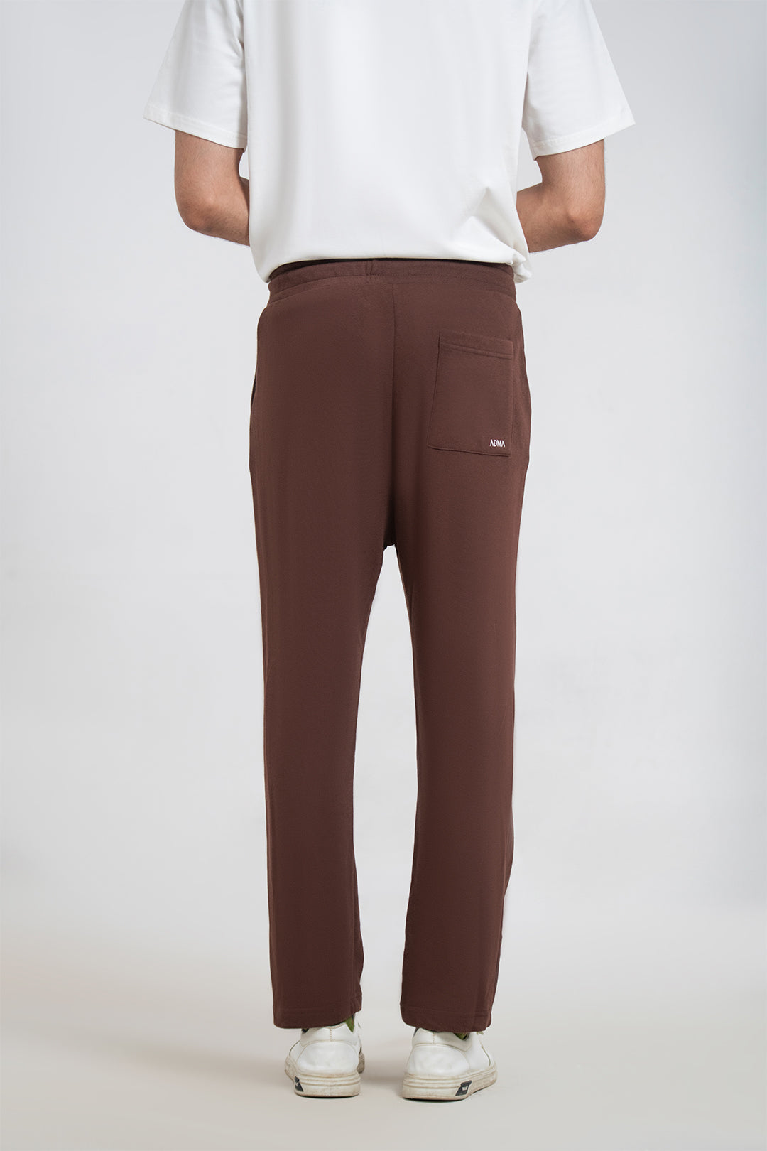 Dark Choco 3-Thread French Terry Trousers