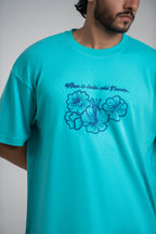 4 Flowers Interlock Tee