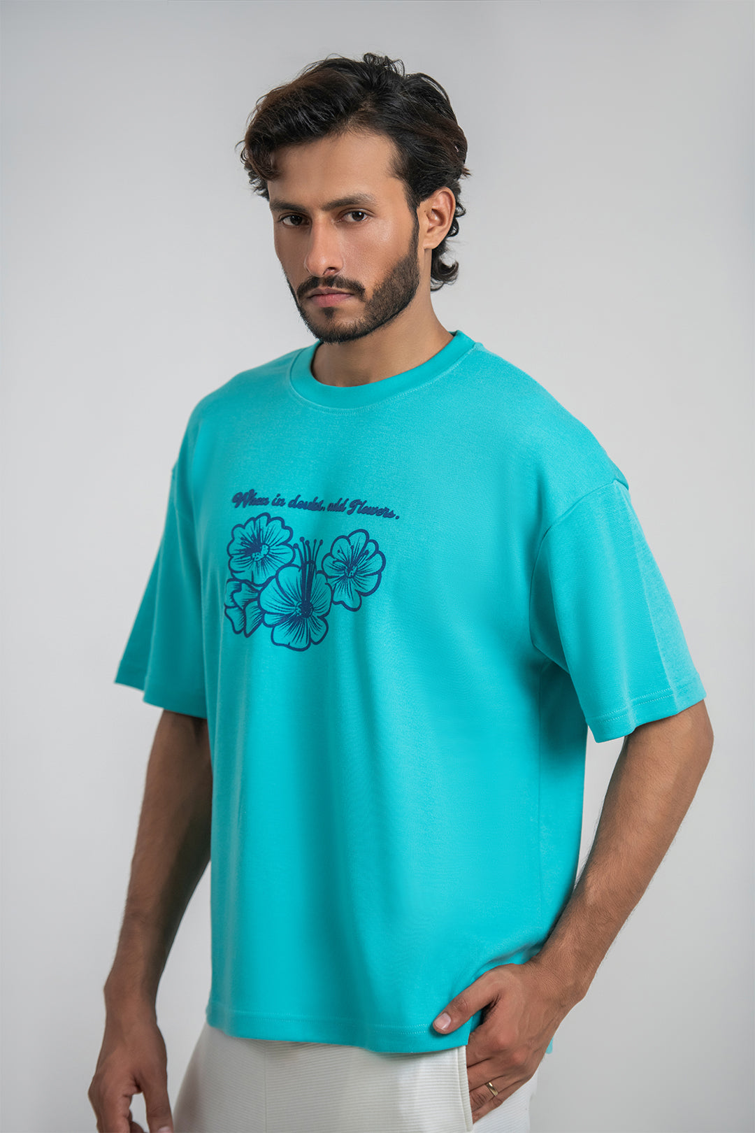 4 Flowers Interlock Tee Secondary image