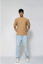 Cocoa Textured Knit Tee