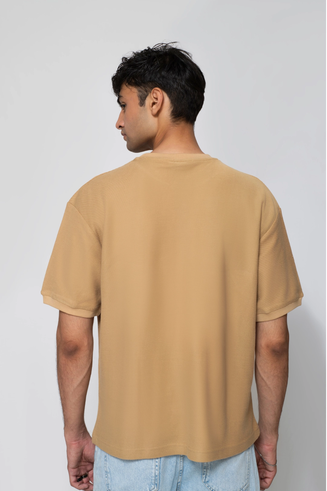 Cocoa Textured Knit Tee