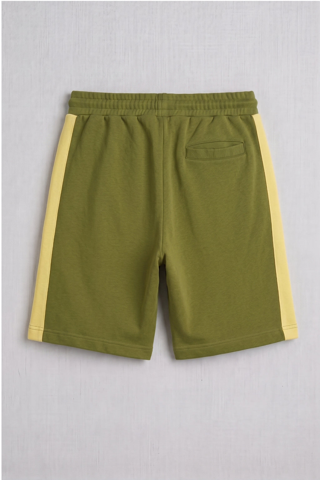 Rib Olive 3-Thread French Terry Shorts
