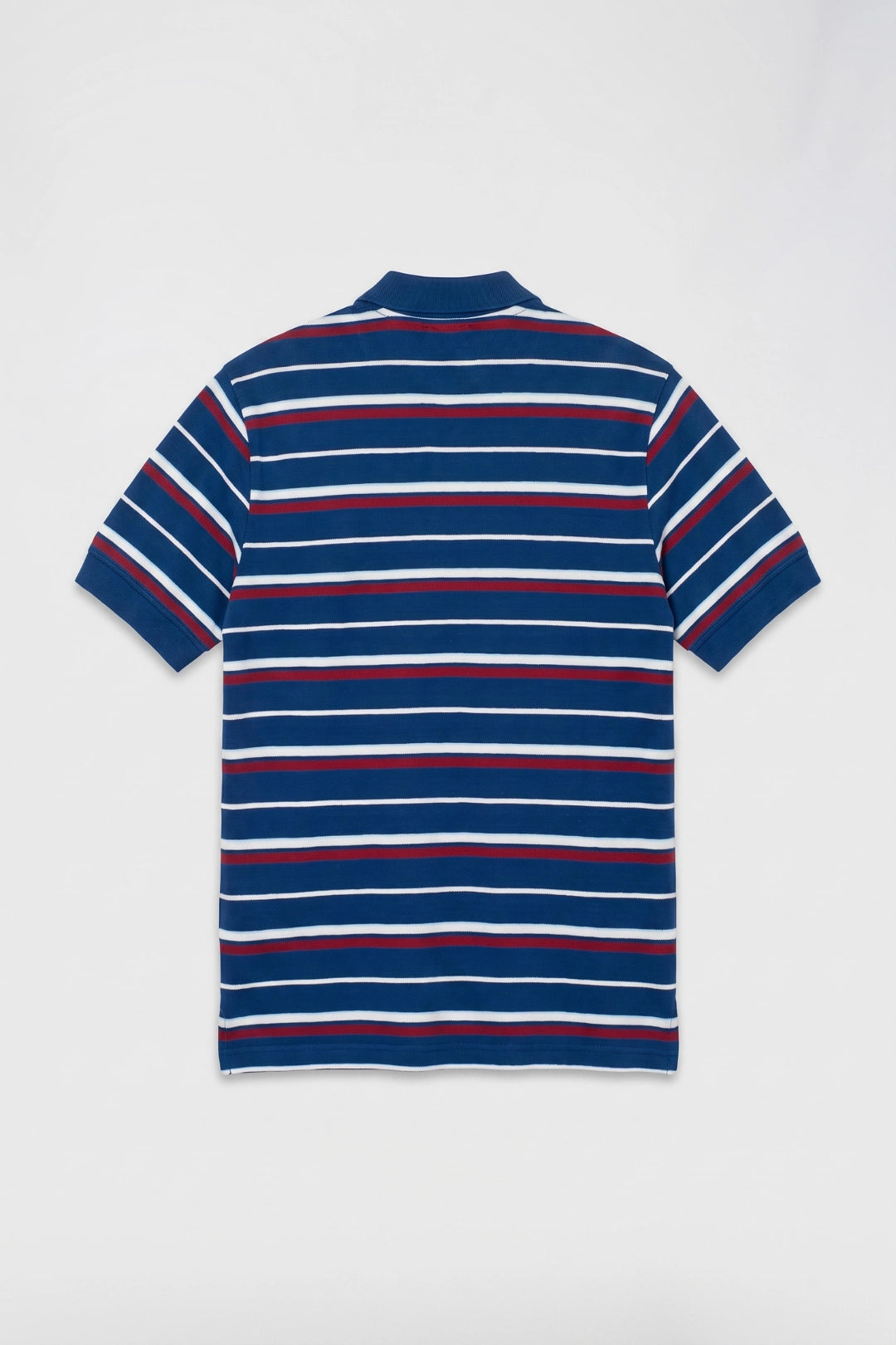 Red Lines Yarn-Dyed Pique Polo