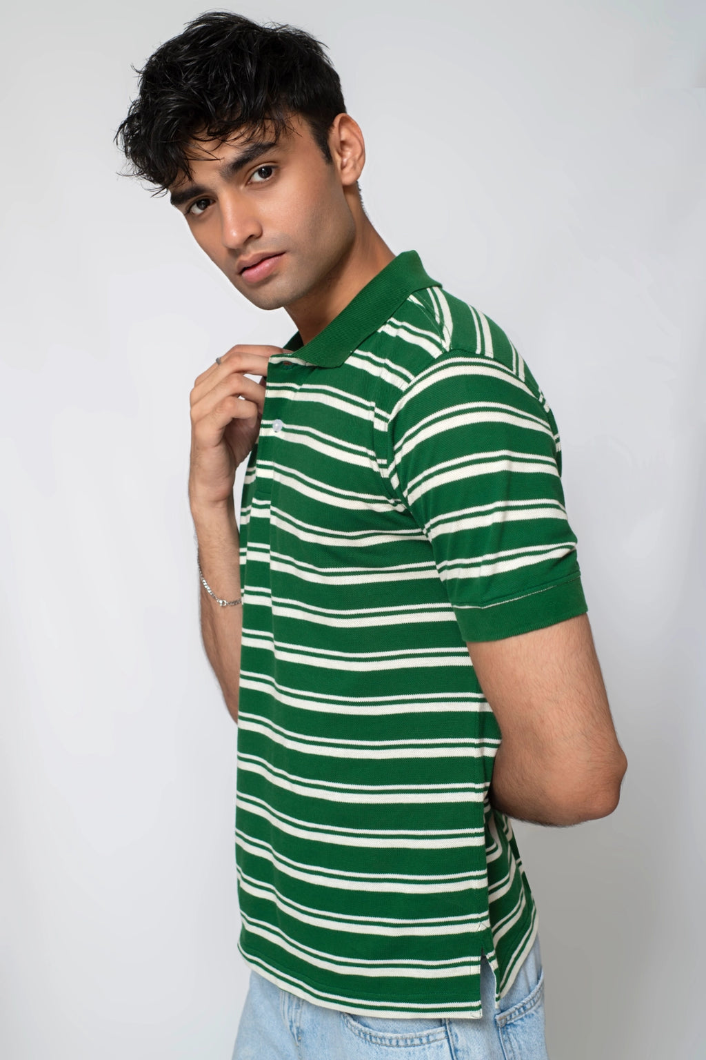 Eddie Yarn-Dyed Pique Polo