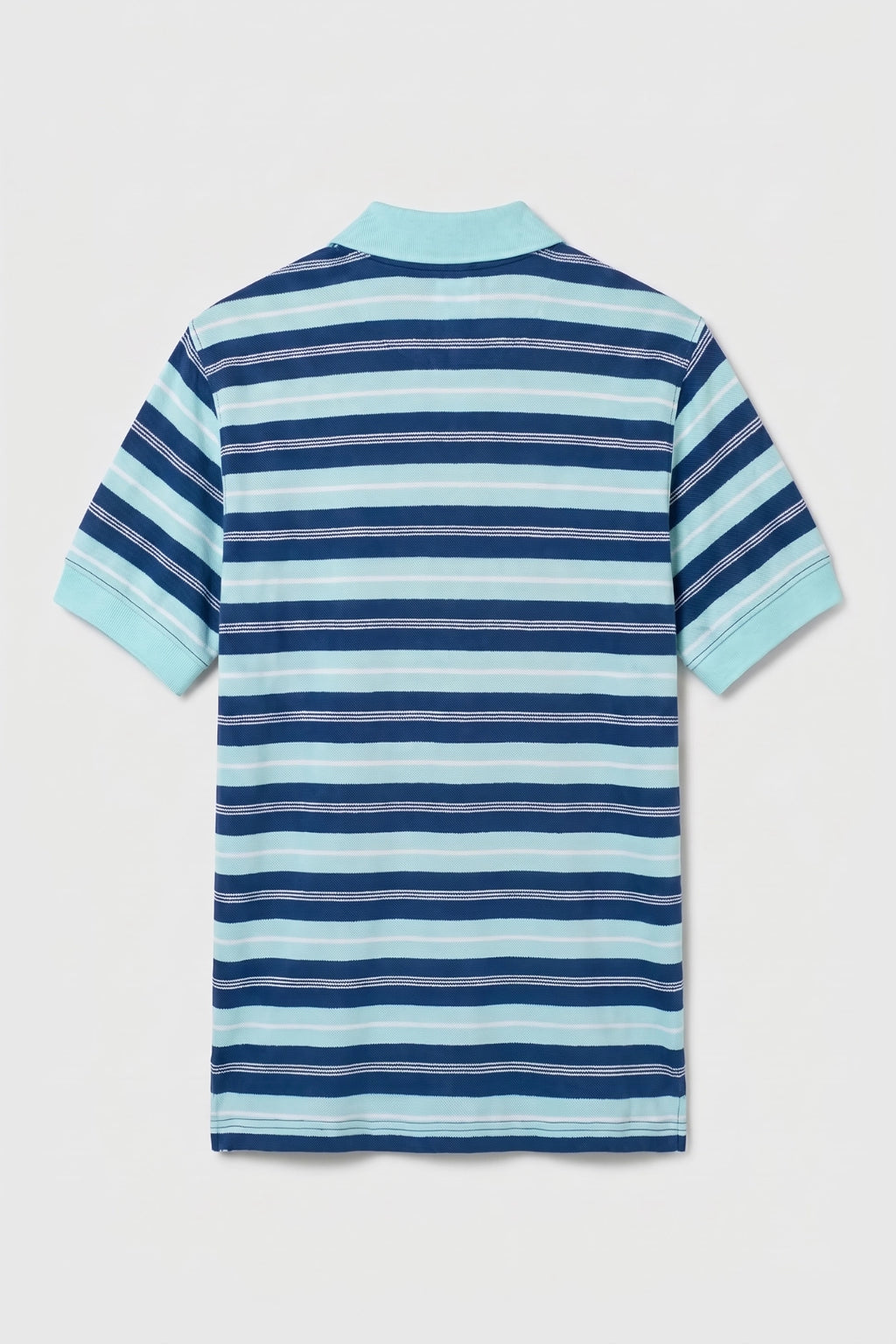 Blue Dots Yarn-Dyed Pique Polo
