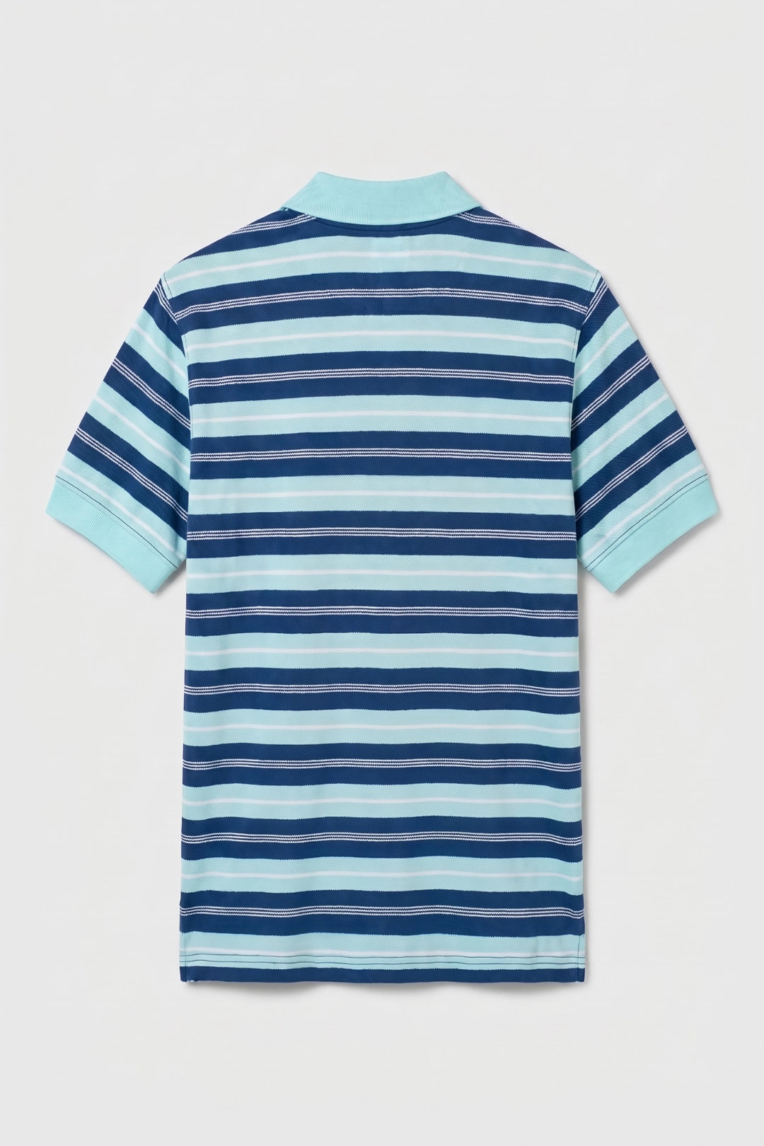 Blue Dots Yarn-Dyed Pique Polo