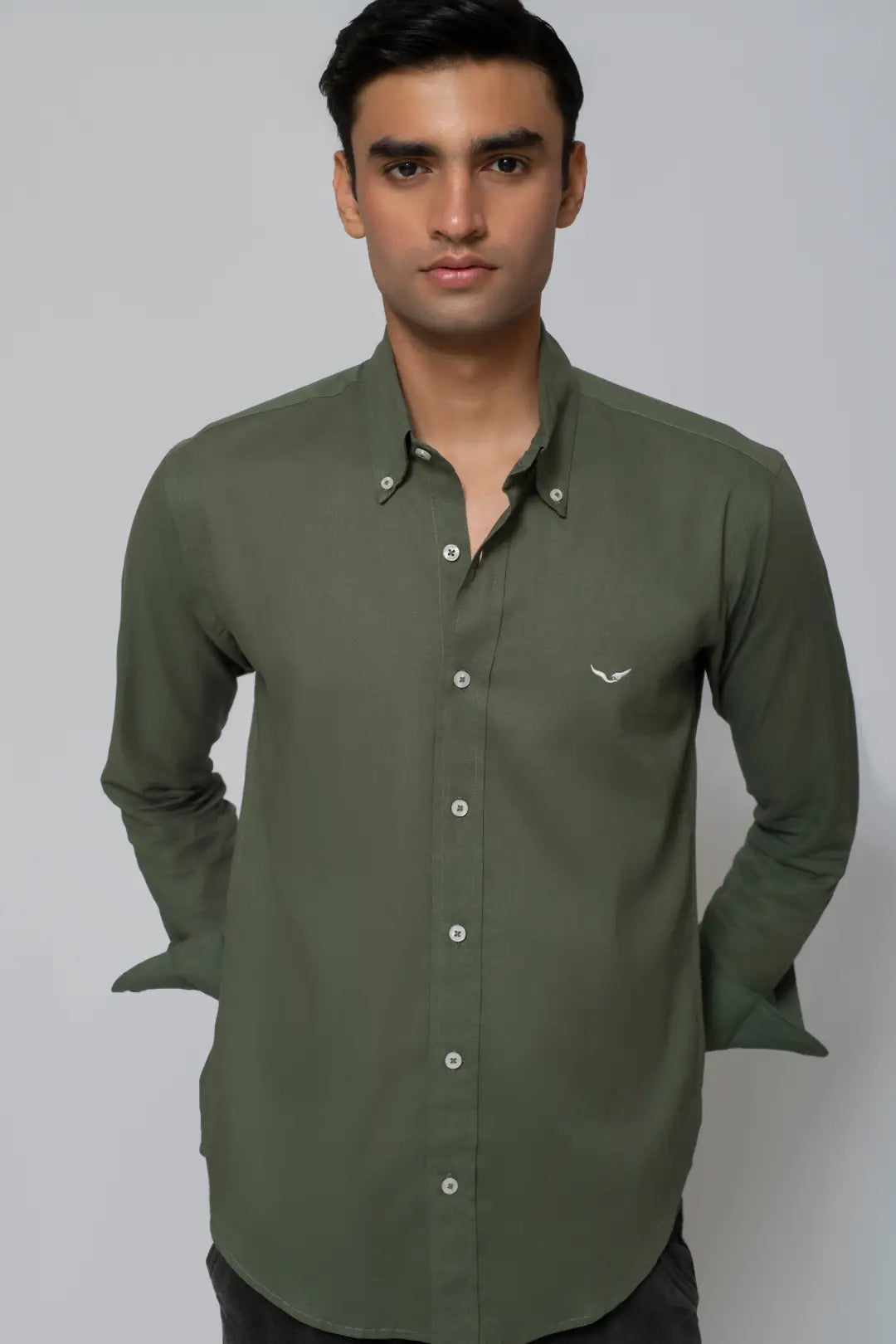 Alder Linen-Blend Shirt Secondary image