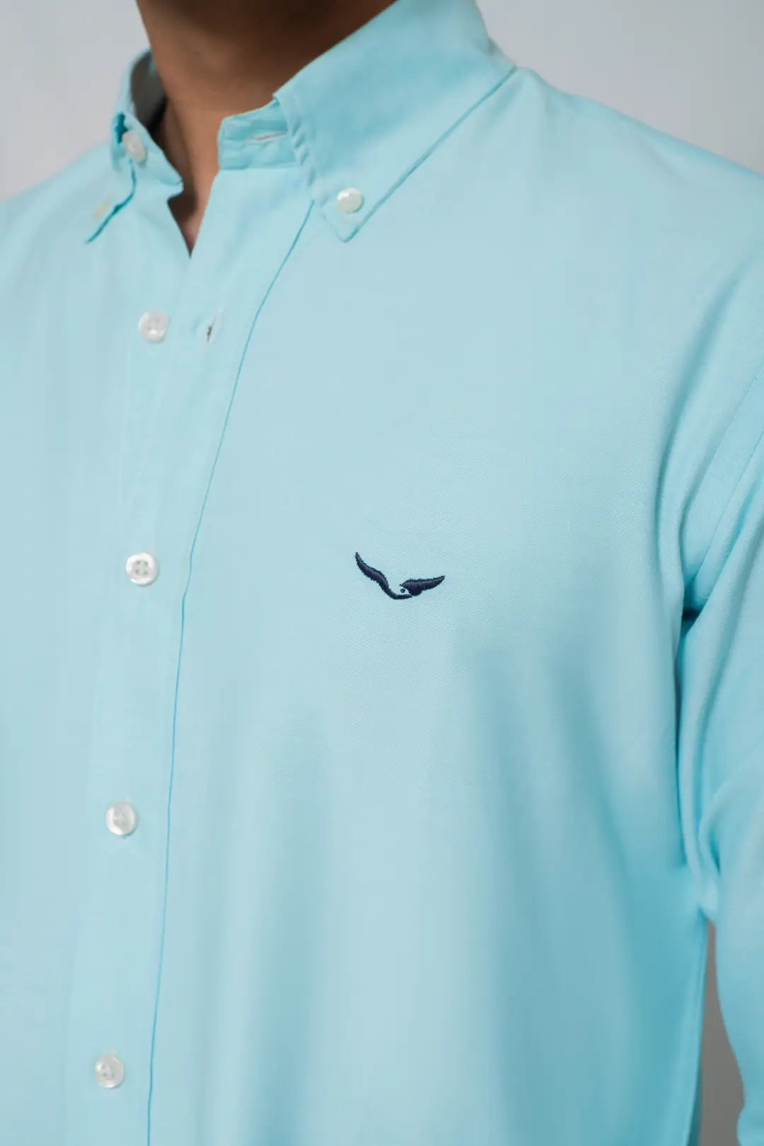 Azure Oxford Shirt Secondary image