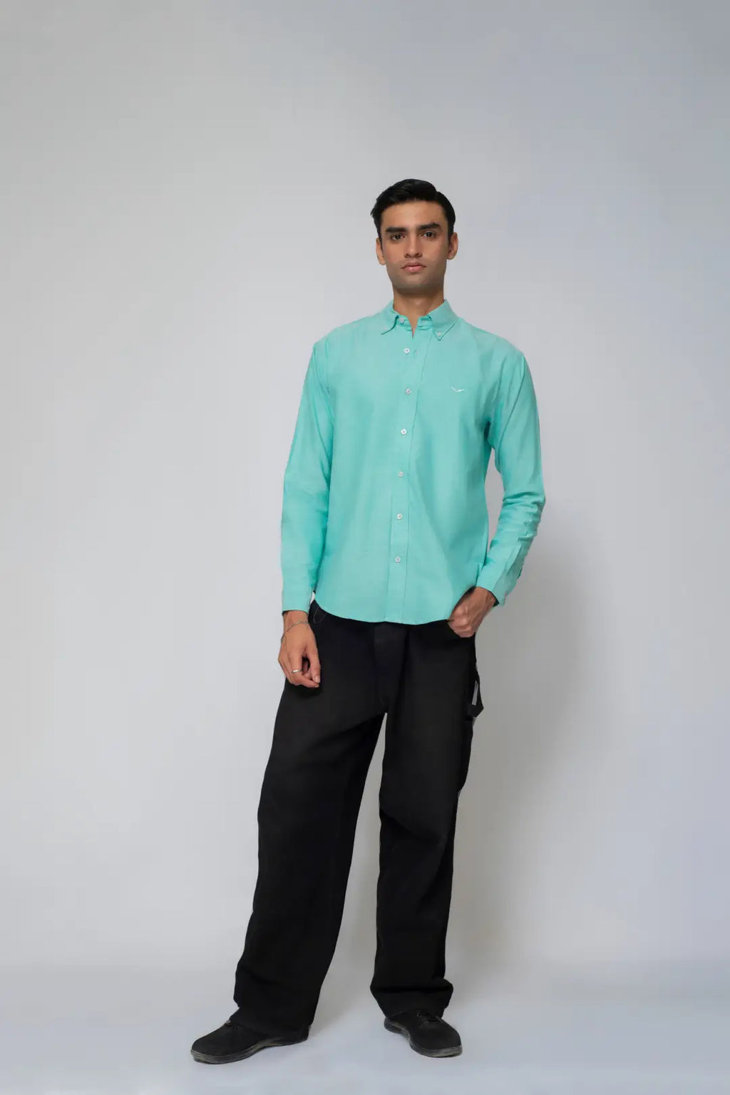 Fern Oxford-Blend Shirt