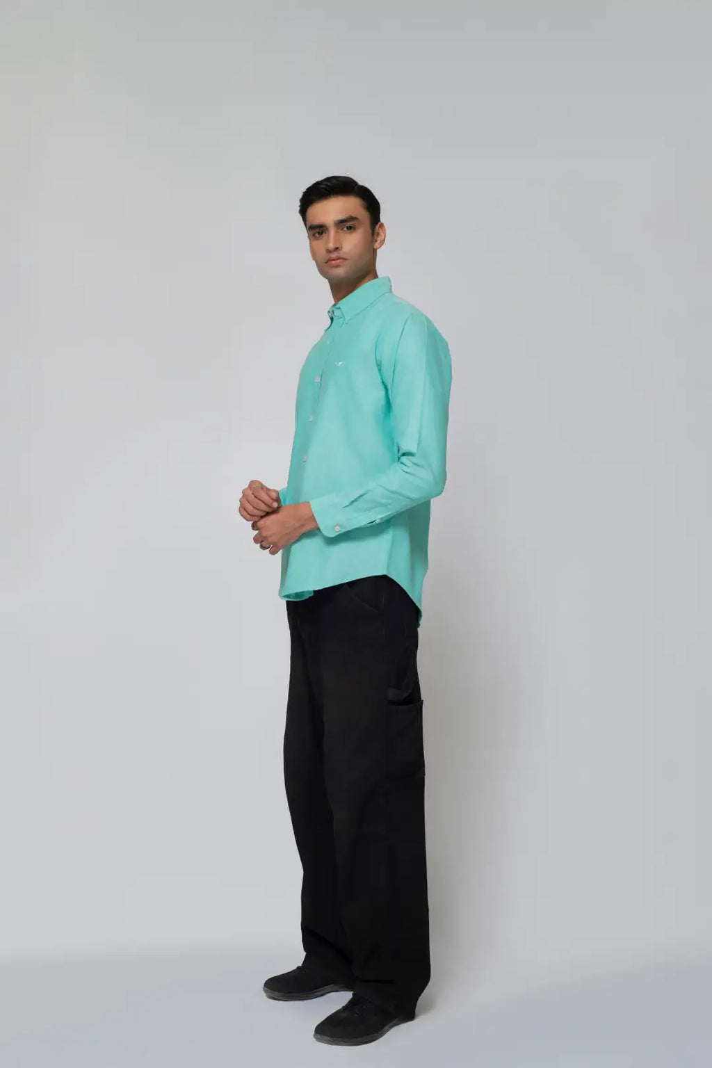 Fern Oxford-Blend Shirt