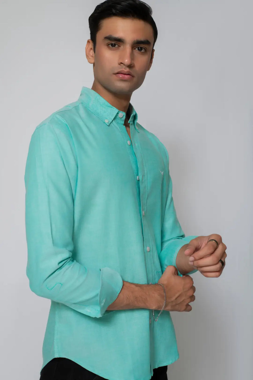 Fern Oxford-Blend Shirt