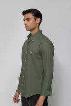 Alder Linen-Blend Shirt