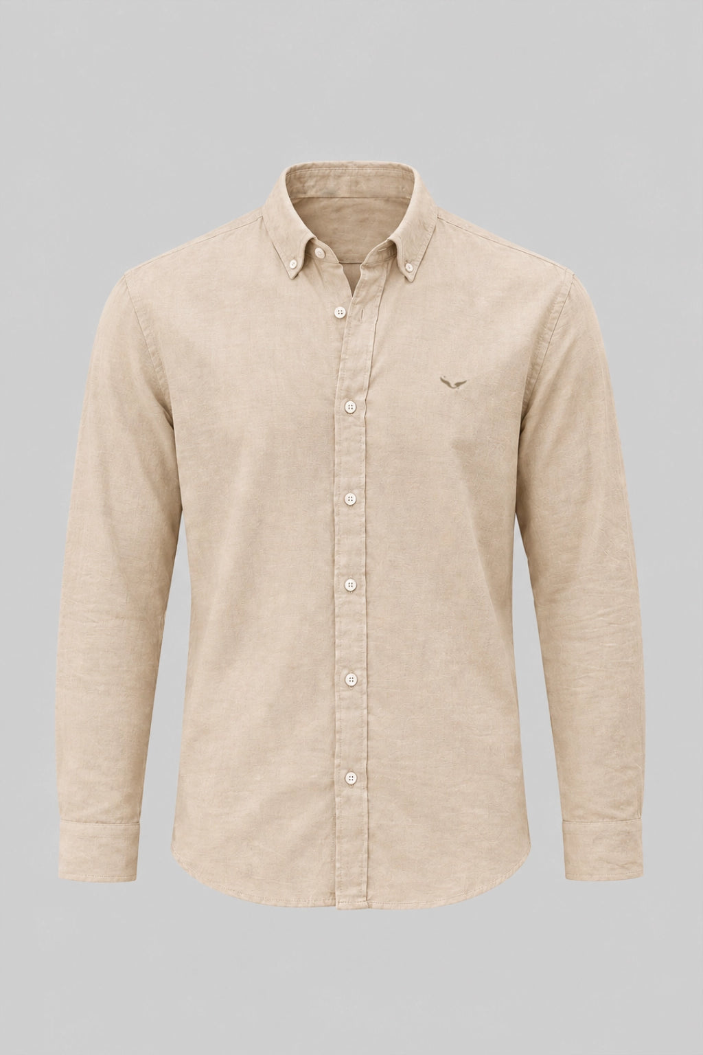 Crema Linen-Blend Shirt