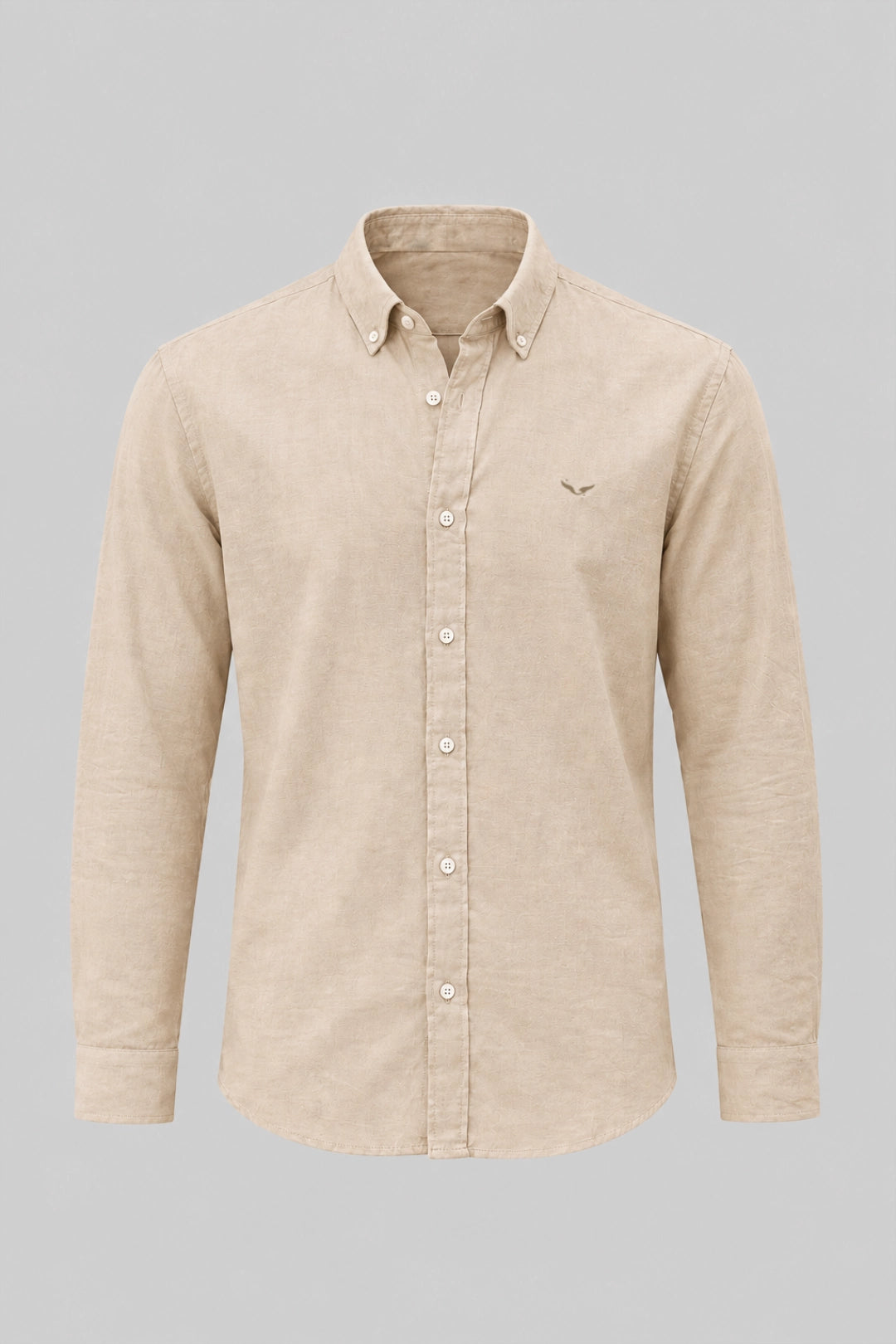 Crema Linen-Blend Shirt