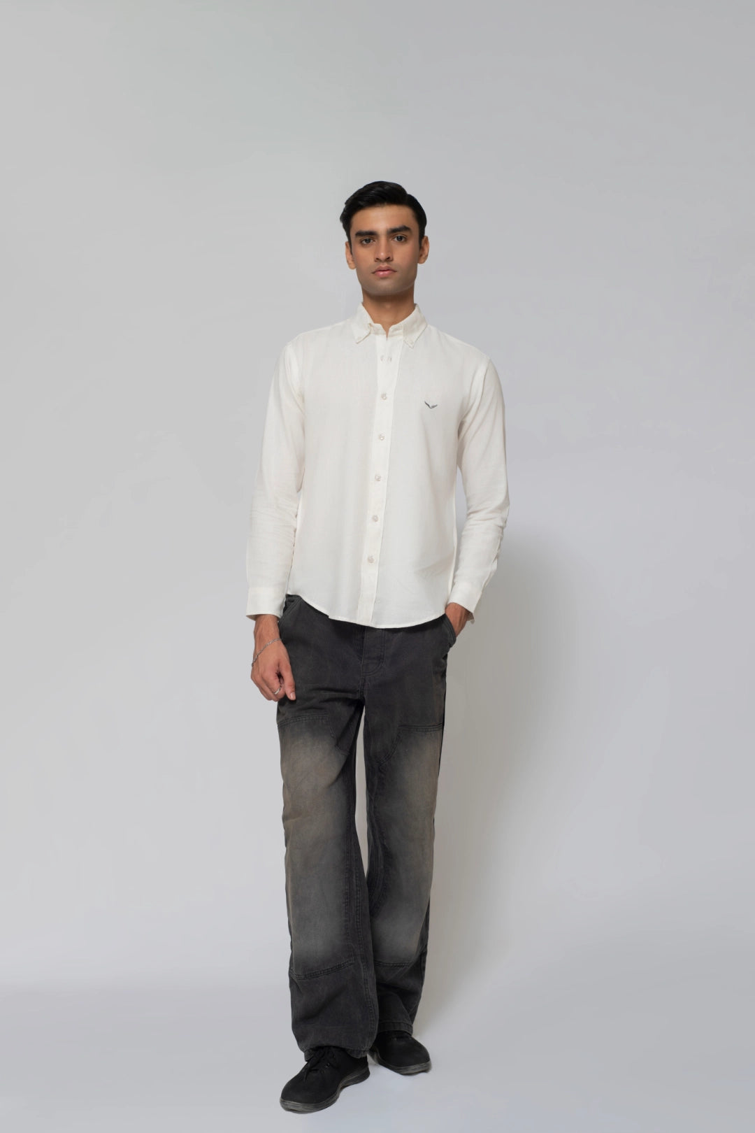 Frost Linen-Blend Shirt Secondary image