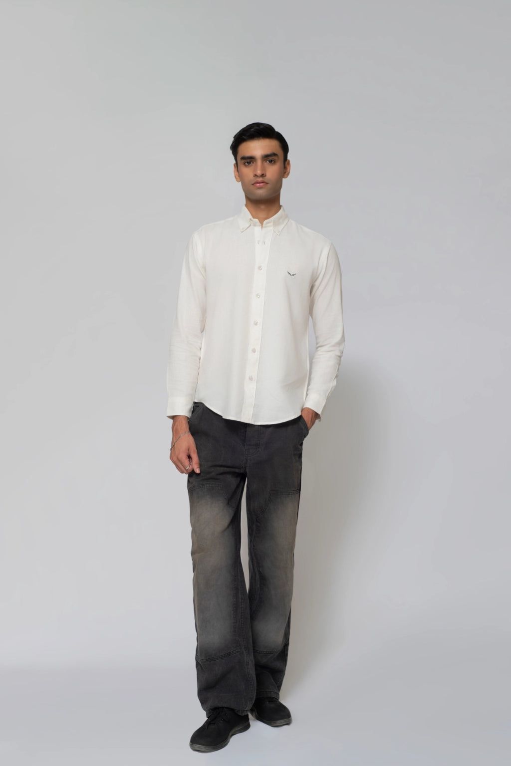 Frost Linen-Blend Shirt