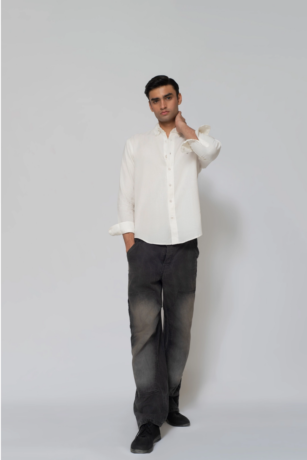 Frost Linen-Blend Shirt