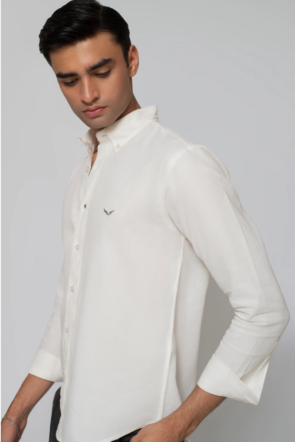 Frost Linen-Blend Shirt