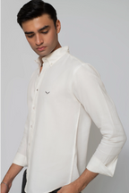 Frost Linen-Blend Shirt