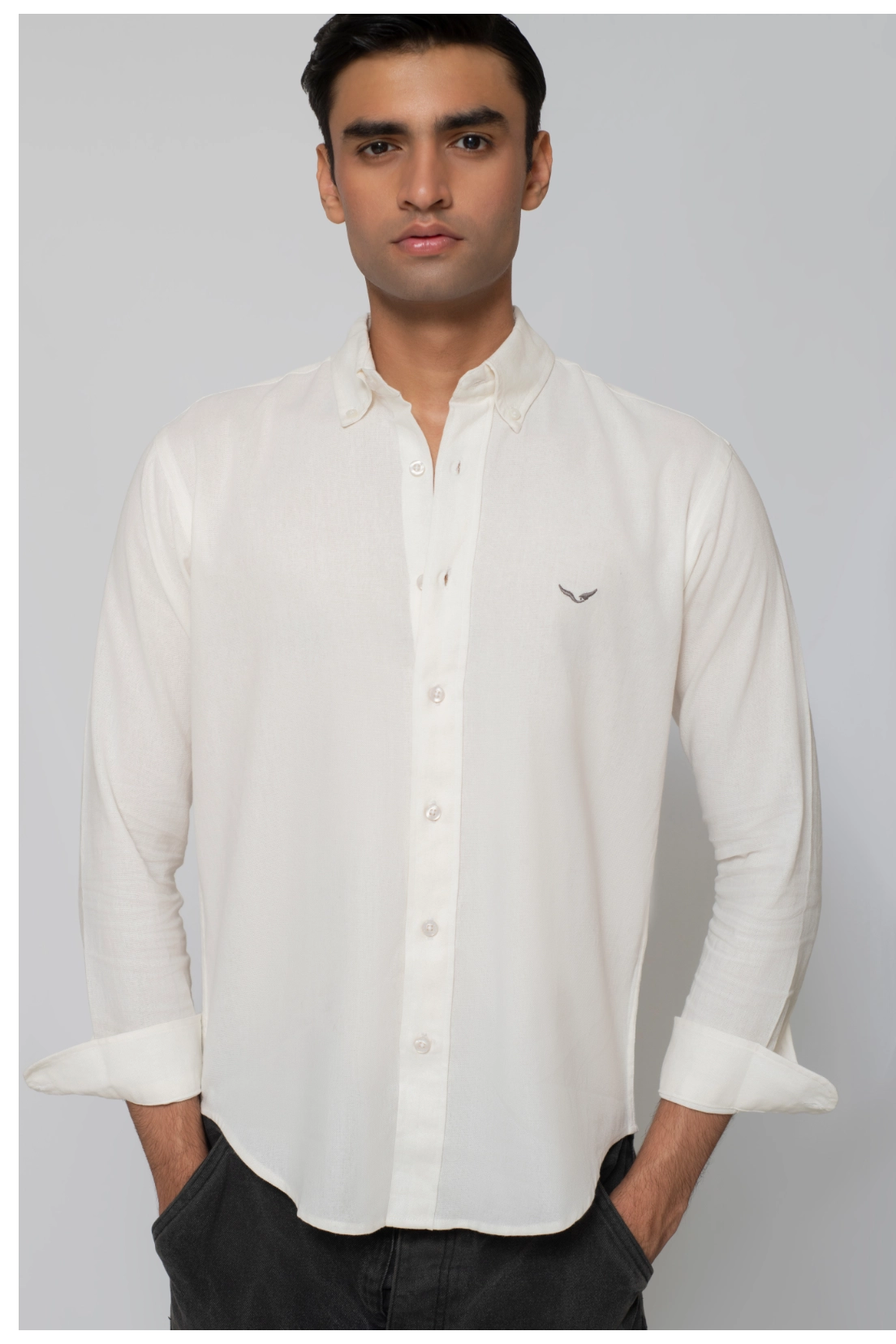 Frost Linen-Blend Shirt