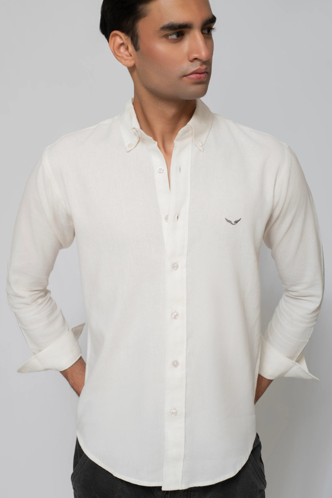 Frost Linen-Blend Shirt