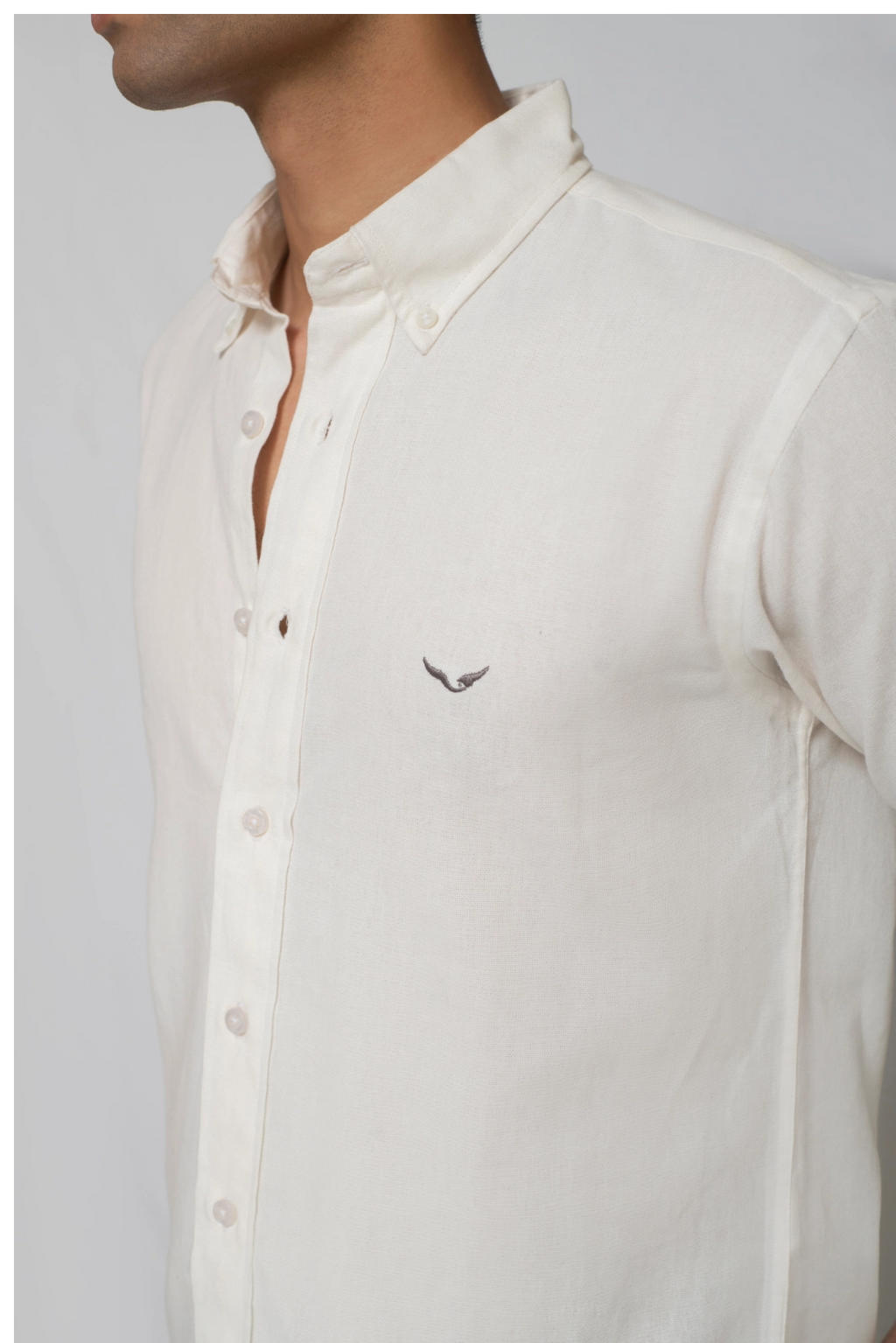 Frost Linen-Blend Shirt