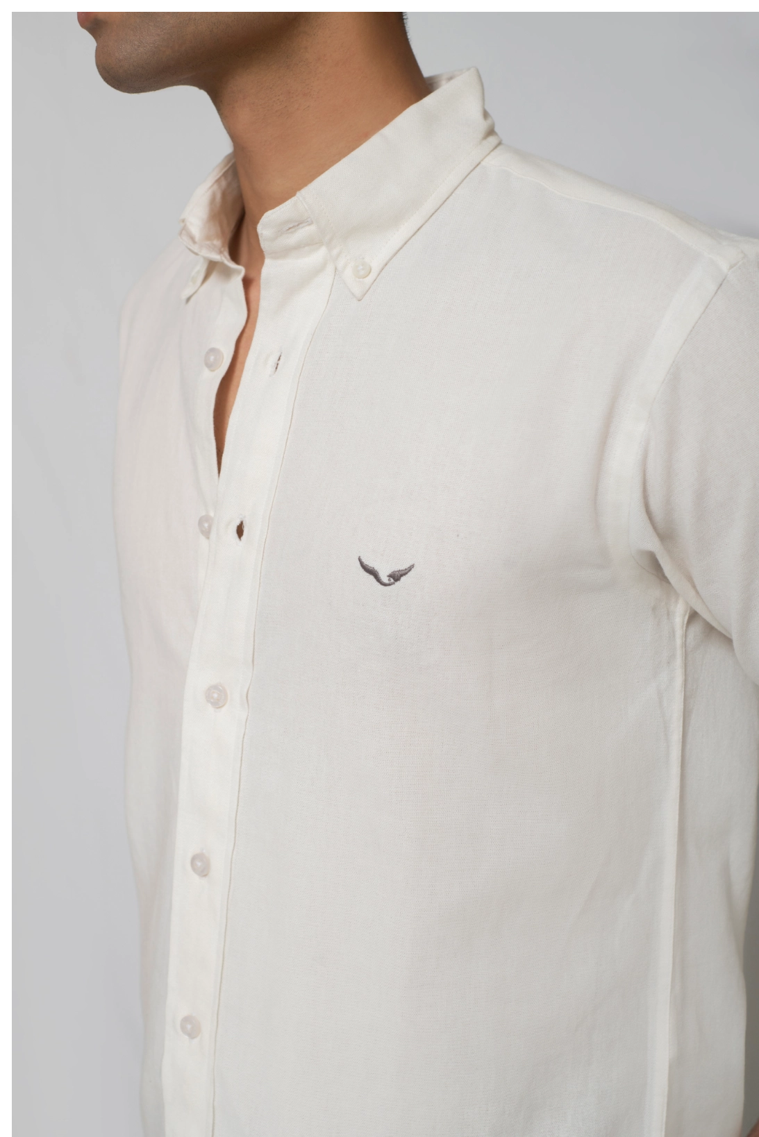 Frost Linen-Blend Shirt